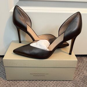 Marc Fisher Women's Elegant Gray Silver Heels